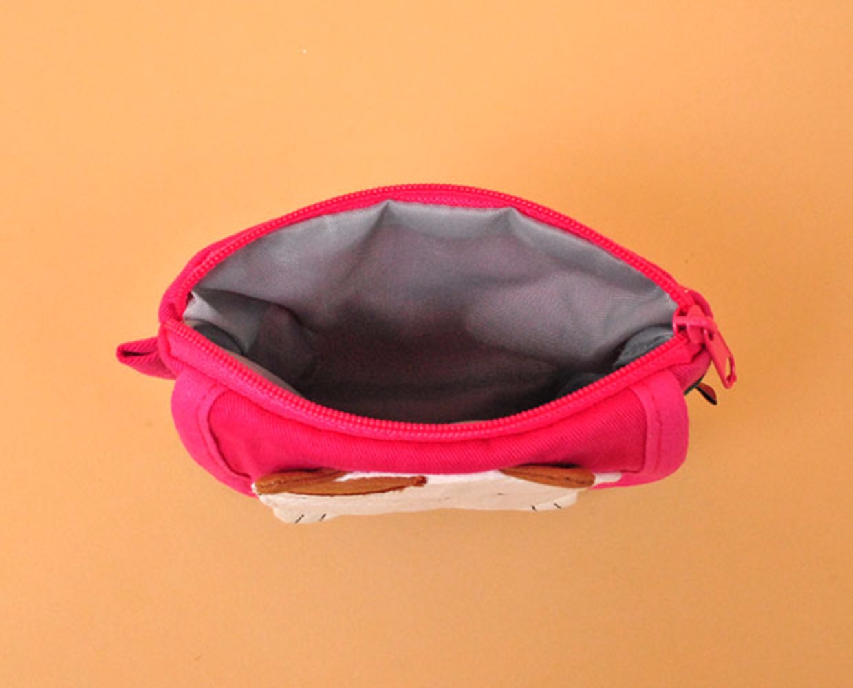 Phiên bản Hàn Quốc 2018 mới dễ thương hoạt hình cotton vải lật mèo mini ví ví tiền xu ví cầm tay nữ mini