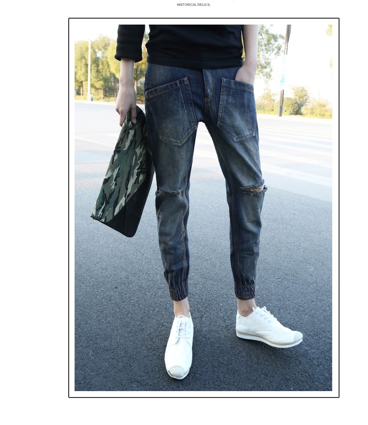 Jeans pour jeunesse Sarouel pour automne - Ref 1469443 Image 16