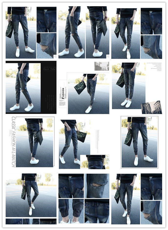 Jeans pour jeunesse Sarouel pour automne - Ref 1469443 Image 11