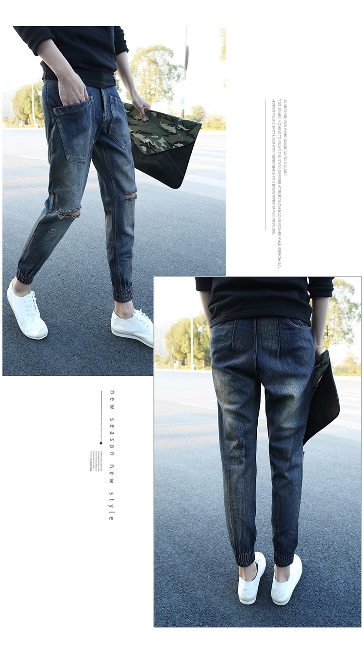 Jeans pour jeunesse Sarouel pour automne - Ref 1469443 Image 17