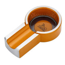 LUBINSKI Cigar Ashtrays Travel Portable Anti-Fall Metal Ashtrays Fire Extinguishers Cuban Smoke