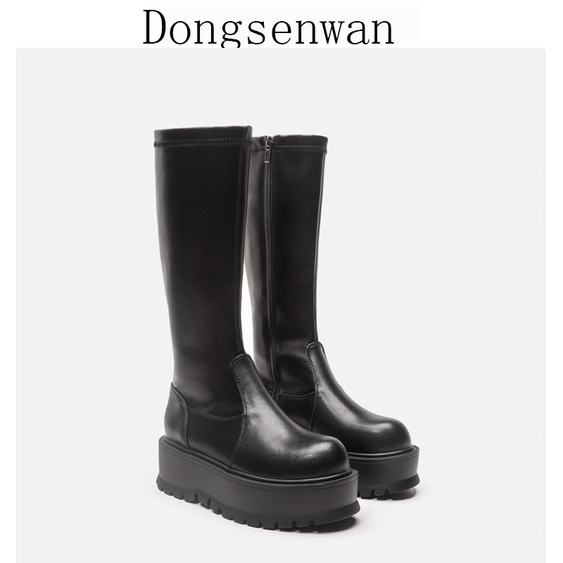 Uncle Long Legs Customized Women's Shoes Small Thick Leg Boots Women's But Knee Thick Sole High Riding Boots Women's Long Boots