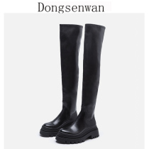 women's autumn winter 2022 over the knee stretch boots