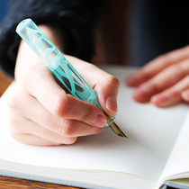 Portable mini pen short pen Iridium pen transparent color ink student calligraphy pen ink pen ink gall pen