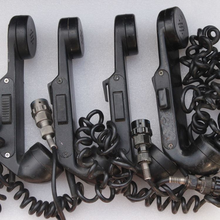 Handheld receiver handle 7-hole plug Handle cable straight line has aging off the machine