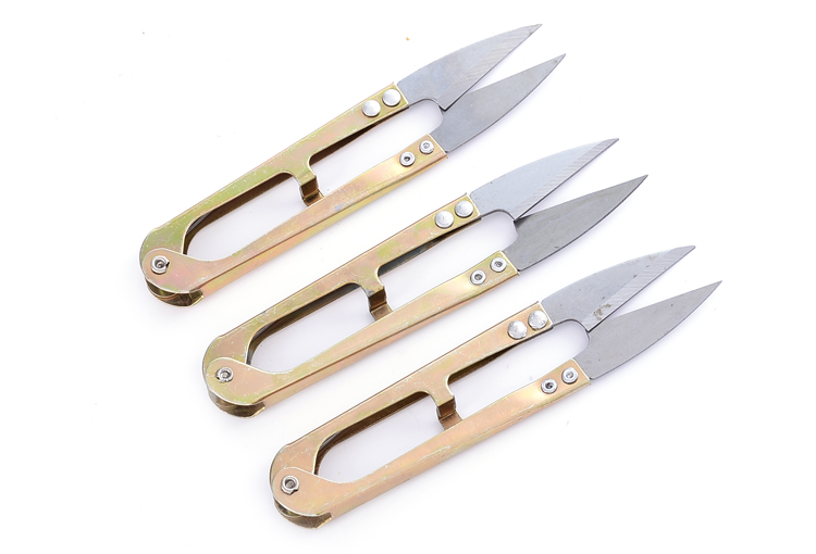 thép không gỉ hình chữ U kéo nhỏ khâu kéo sợi chủ đề Fishing kéo cắt chủ đề khâu dòng chuyên dụng sửa chữa - Công cụ & phụ kiện Cross-stitch tranh thêu chữ thập tứ quý