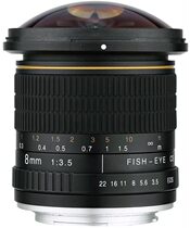 8mm fisheye wide angle is suitable for Canon Sony SLR lens 180 degree panorama manual fixed focus landscape travel F3