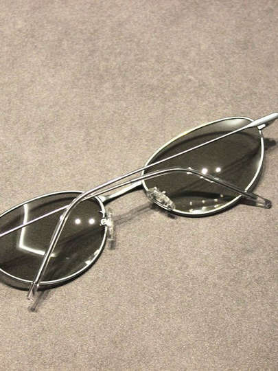 Y2K Punk Metal Frame Personalized Cat-Eye Sunglasses Street Style Concave Shape Unisex Retro Polarized Sunglasses Trendy