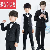 Childrens Show Gentlemans Suit Wedding Friendman Flower Child Piano Costume Five-Piece Clothes