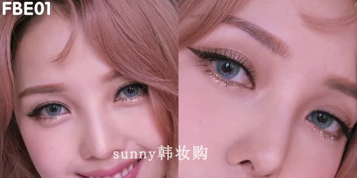 PONY khuyến nghị Hàn Quốc holika holika đơn sắc pearlescent kem mắt FBE01 màu be màu be nằm trên lụa sequin - Bóng mắt