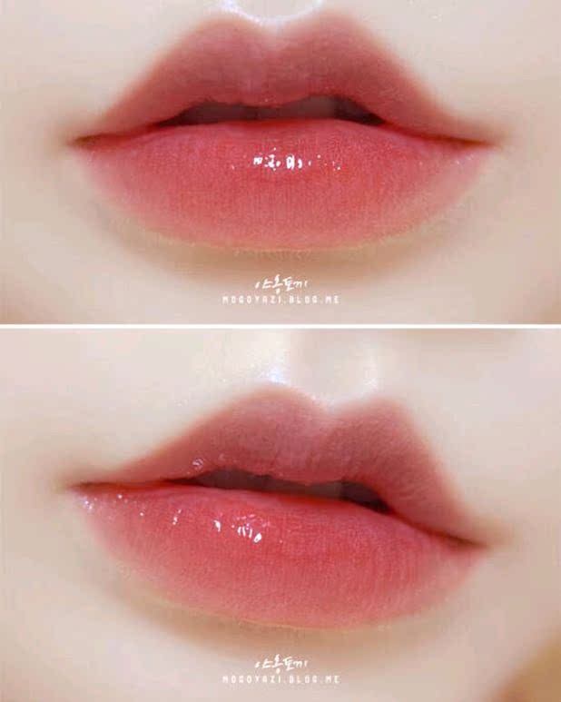 Spot Korea Etude House Wedding Angels Nhuộm Lip Glaze Lip Gloss Môi OR210 Dâu tây Bao bì mới - Son bóng / Liquid Rouge 	son bóng apieu	