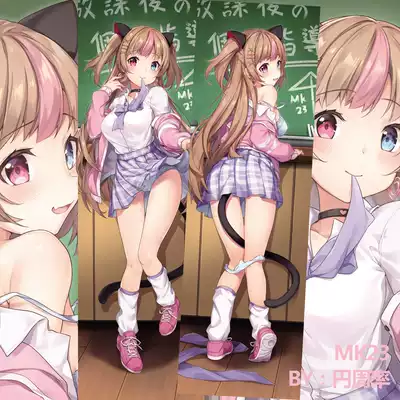 原創 少女前線mk23等身抱枕枕套喵23宣告開學的貓之歌 僅枕套