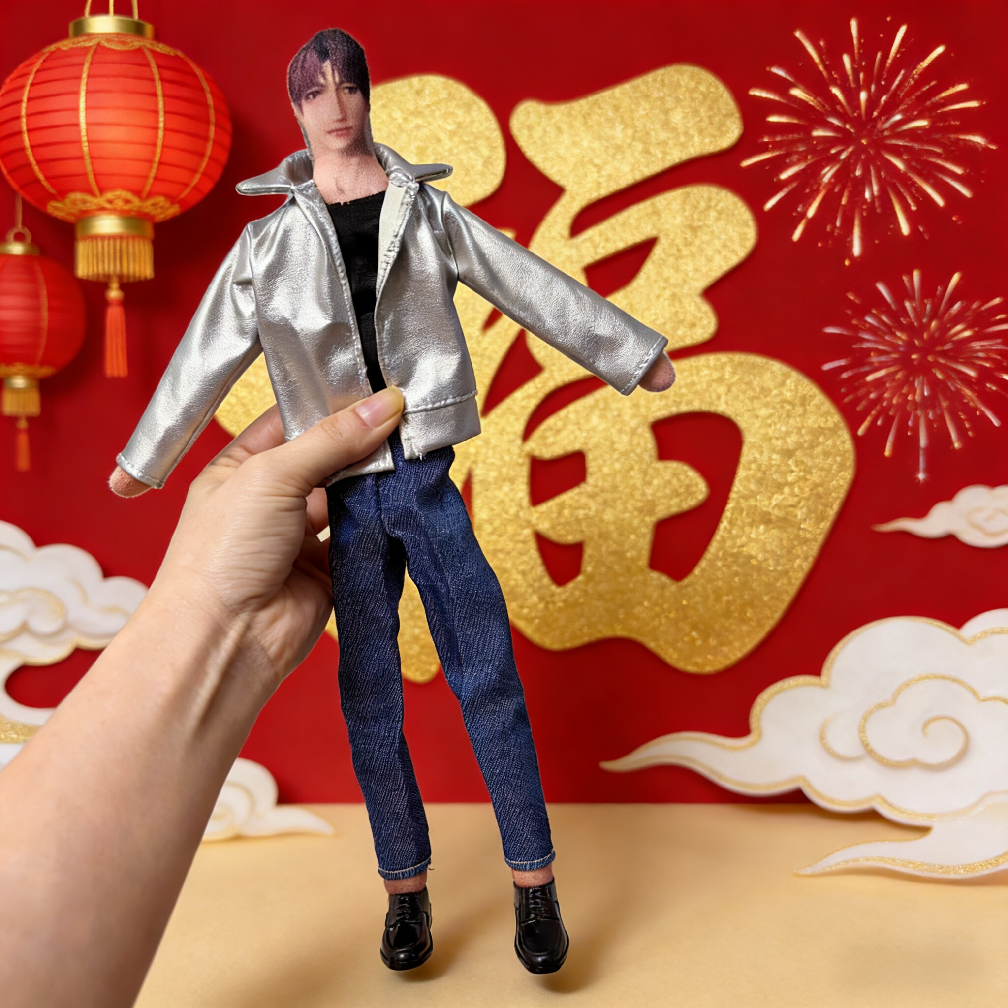 抽象玩偶小人干穿搭日记