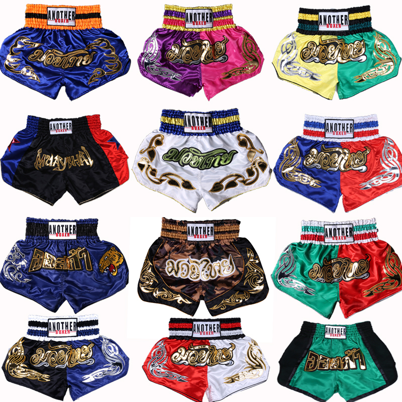 Muay Thai Shorts Boxing Freestyle Fighting Pants Unisex Mixed Martial Arts Sanda Clothing Ufc Training Wear Mma Children's