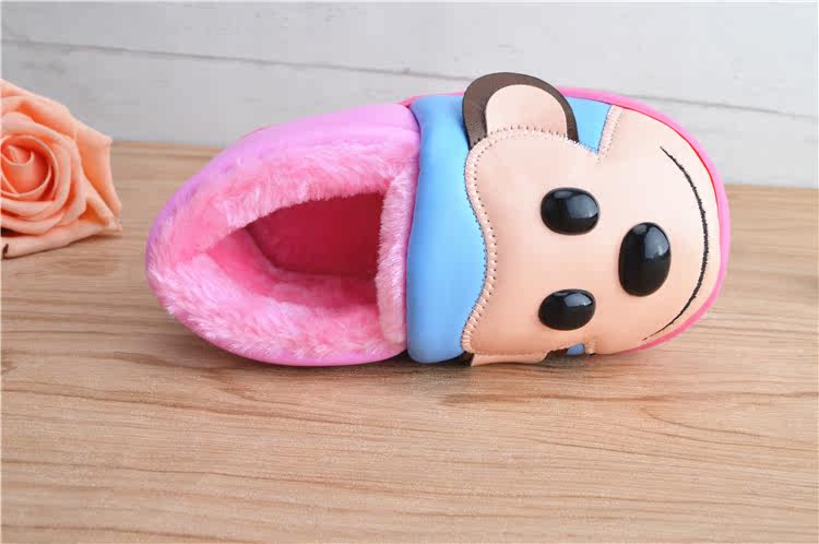 Chaussons enfants en autre pour hiver - semelle caoutchouc antidérapant - Ref 1004685 Image 19