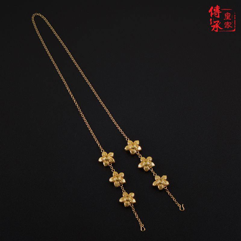 Original Flower Tobacco Silver Gold Plated Versatile Necklace