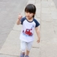 Áo thun trẻ em cotton mùa hè cho bé trai Áo sơ mi tay ngắn cho bé gái mùa hè Áo sơ mi nữ nửa tay