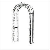 Eurostyle Iron Art Arches Climbing vines Courtyard Flower Shelf Iron Art Vaulted Flowers Bracket Wedding arches Decorative Gardening