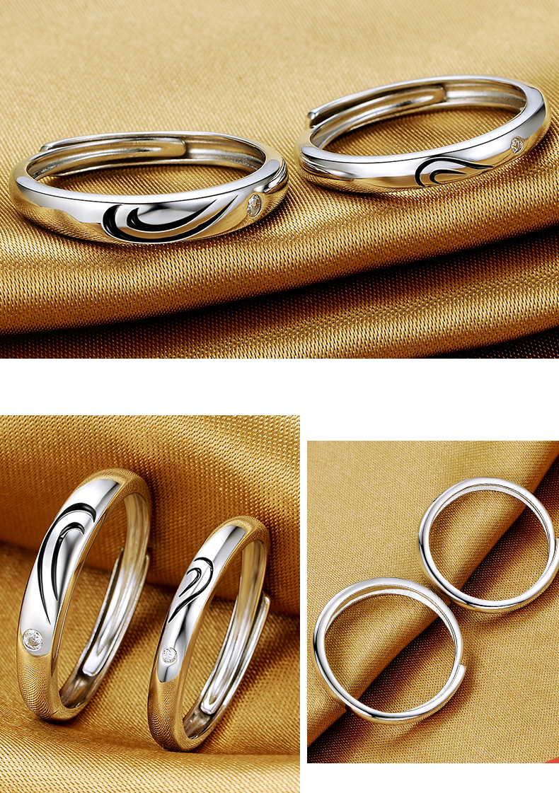 Bague mixte en Zircone synthetique strass - Ref 3087627 Image 17