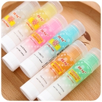 Korean stationery Little Qing new jelly solid rubber Creative candy color stick
