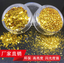 Glitter powder cross-stitch diatom mud couplets gold powder glitter powder paint real stone paint gold flakes handmade glitter powder sequins