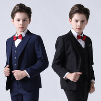 2021 new childrens clothing children Inron CUHK boy small suit suit fashion handsome host gown boomer