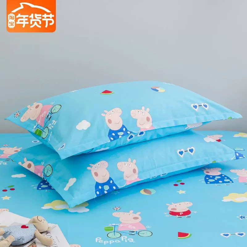 Cặp gối 100% cotton cho gối đơn với vỏ gối đơn cho ký túc xá học sinh 40 60 trẻ em 30 50 mùa hè - Gối trường hợp