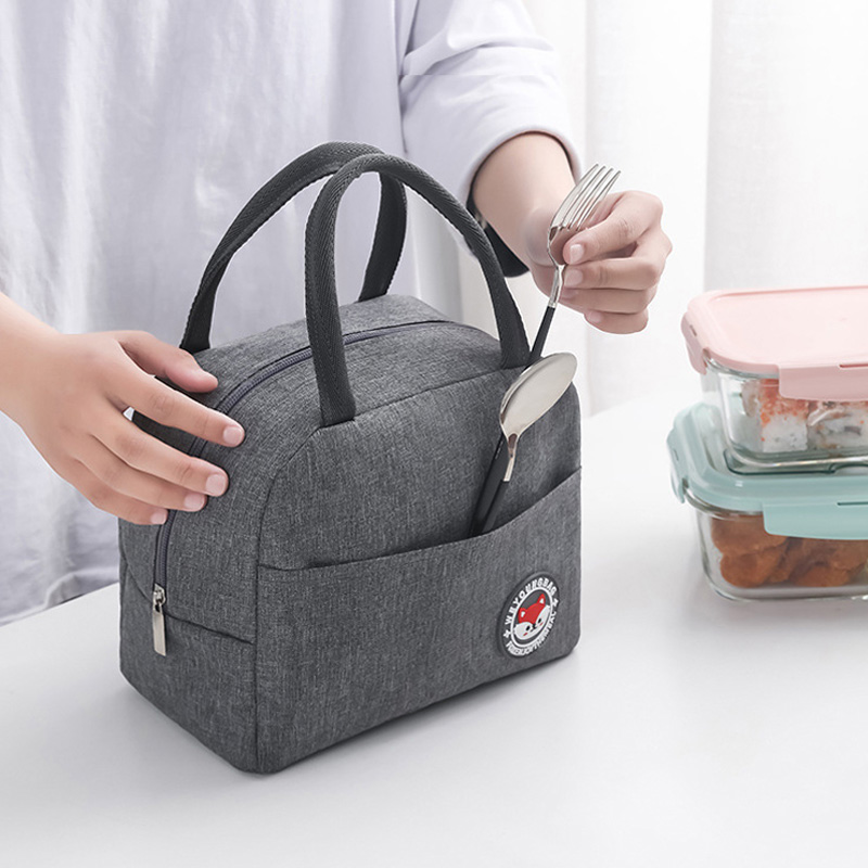 Aluminum Foil Insulation Bag Thickened Lunch Box Bag Handbag Handbag insulation waterproof and oil proof large capacity portable oxford cloth 