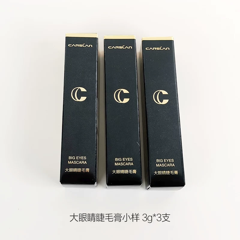 Косметическая mascara для долговременного завивки, водостойкая, образец, 3 г, без смазывания