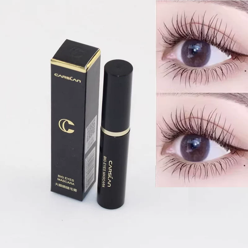 Косметическая mascara для долговременного завивки, водостойкая, образец, 3 г, без смазывания
