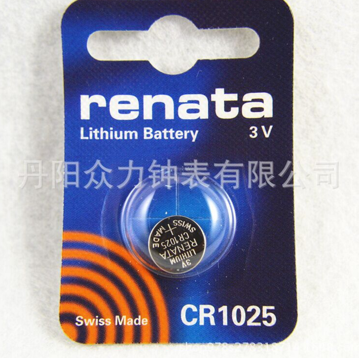 Original Swiss renata CR1025 car remote control battery 3V button battery