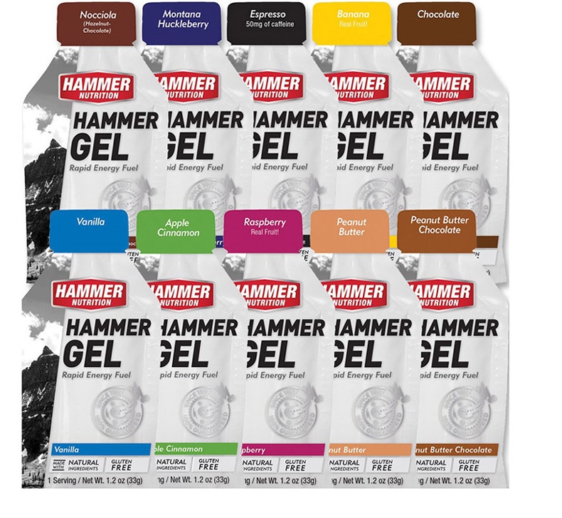 HAMMER Nutrition RAPID ENERGY GEL Fast energy glues low in sugar