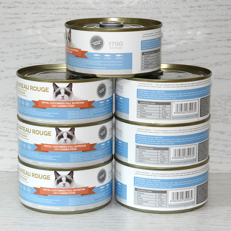 Red Castle Cat Cans Full Nutrition Wet Grain Pregnancy Cat Chicken Fish Recipe-Taobao