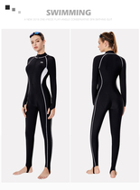 Yingfa 2021 new one-piece long sleeve new womens swimsuit front zipper Y2023 2021 2020