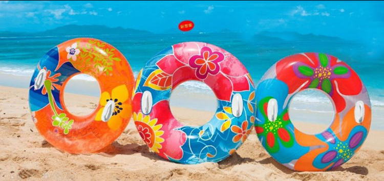 Bơm vận chuyển INTEX vòng bơi phao bơi vòng 59252.59258.59262.59251.59260 - Cao su nổi phao bơi tròn cho bé