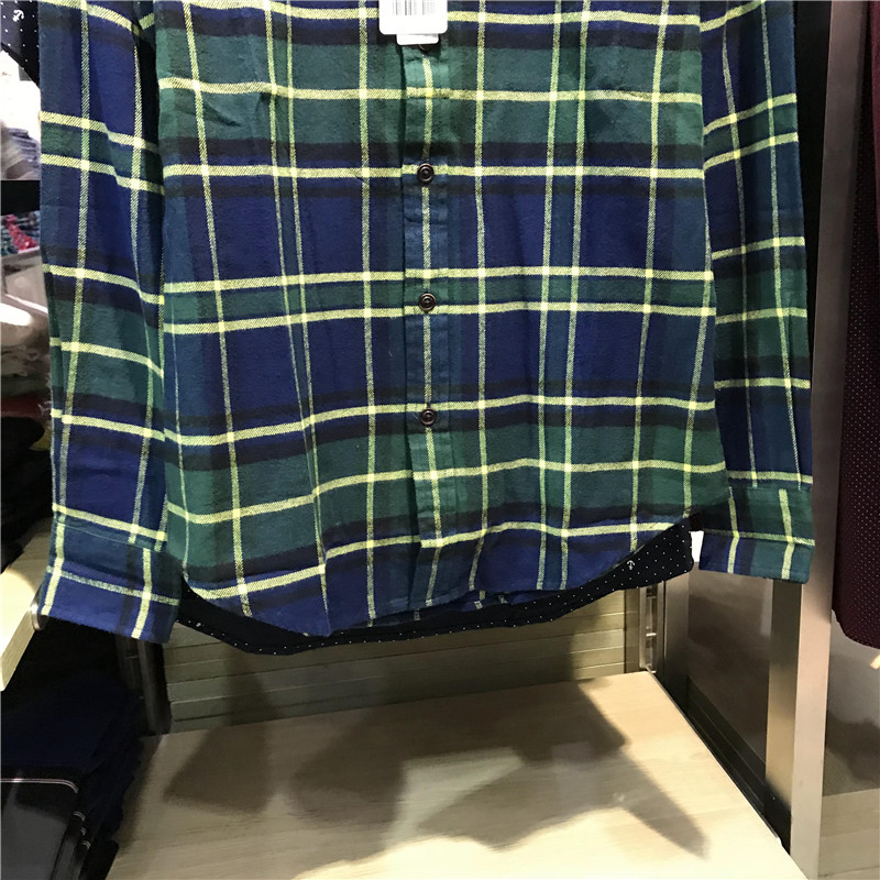 Authentic Benny Road Áo sơ mi nam Thu đông sơ mi nam trắng