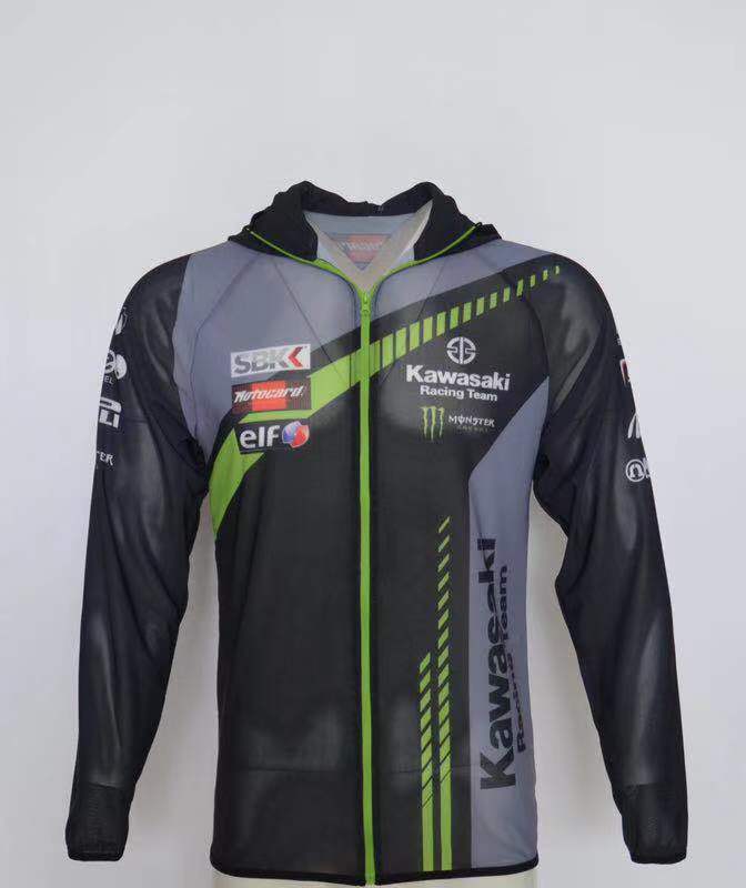 New locomotive clothes sunscreen riding jacket Breathable Mesh Speed Dry Sport Hooded Sweatshirt