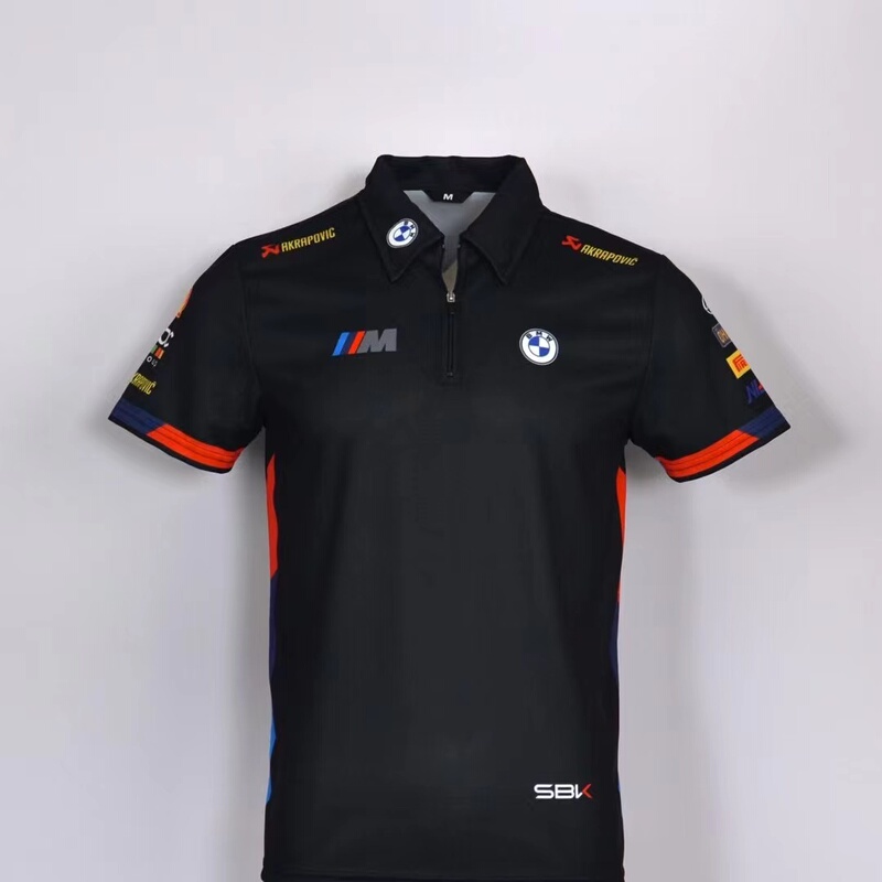 2025 Luxury Goods S1000Rr Racing Team Uniform T-Shirt Polo Shirt Quick-Drying Motorcycle Short T-Shirt Cultural Shirt