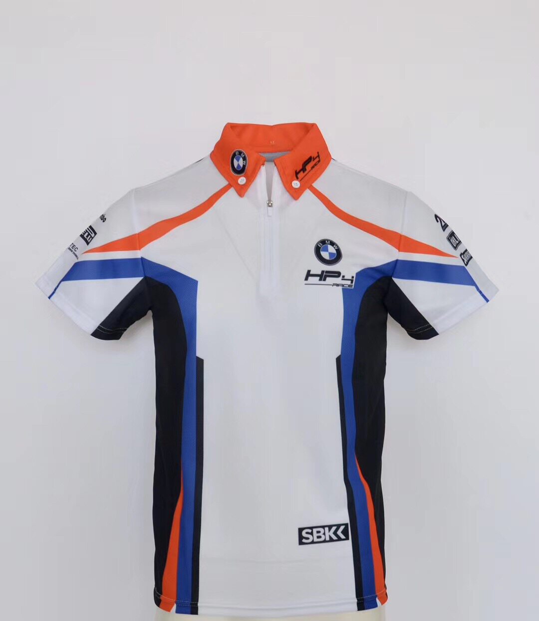 2019 summer new polo shirt stand-up collar short-sleeved T-shirt motorcycle riding suit racing suit casual top