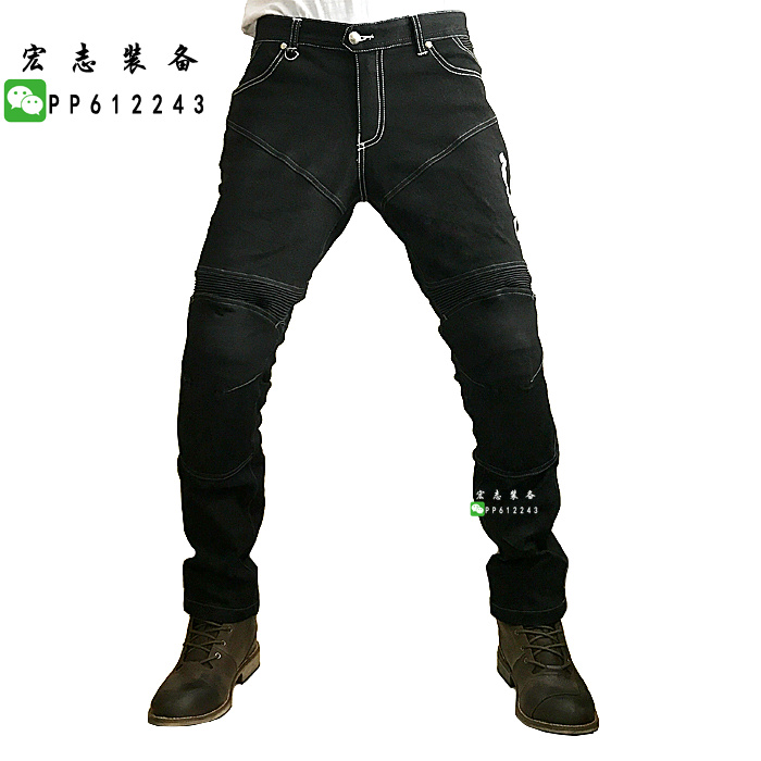 Italian SPIDI Locomotive Jeans Locomotive Pants Straight Drum Riding Pants All Season Riding Pants Anti-Fall Pants