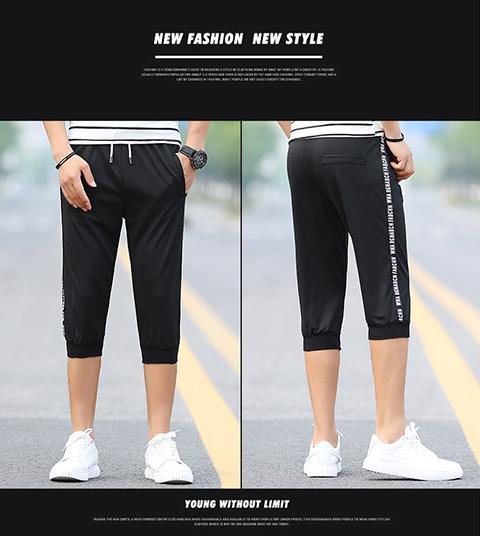 Quần short 9,9 nam mùa hè quần xòe giản dị Phiên bản Hàn Quốc của xu hướng quần 10 nhân dân tệ hoặc ít hơn quần thể thao 7 quần quần áo thể thao nam