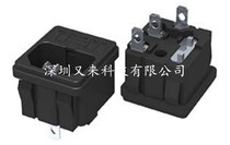 AC socket power socket Multinational Certification socket DB-14-F2 character with fuse holder