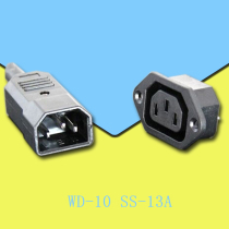 10A color display plug power socket character Plug Power female plug wd-10 SS-130A