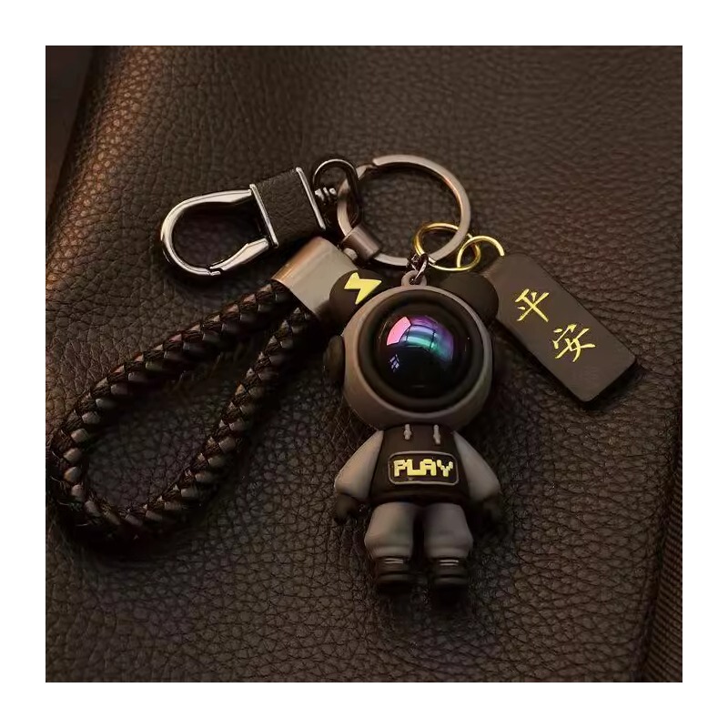 High-End Bear Keychain for Men and Women, Cartoon Cute Starry Sky Car Keychain Pendant Key Ring Keychain