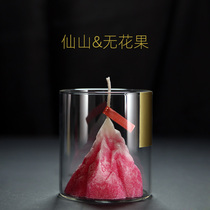 Scented candle iceberg hand-made simulation snow mountain candle gradient color Wedding gift Birthday gift can be private