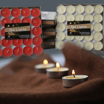 Birthday proposal creative candle Romantic confession Scented Candle Smoke-free tea wax small candle 50pcs