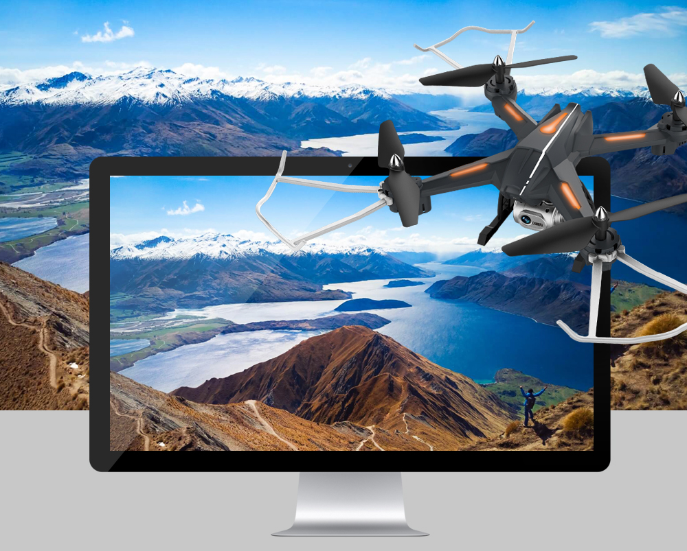 Máy bay điều khiển từ xa HD chuyên nghiệp đồ chơi máy bay không người lái máy bay bốn trục sạc mô hình máy bay trực thăng trẻ em máy bay điều khiển từ xa