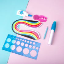 Children beginners Functorial Paper Painting Material Bag Tools Suit Handmade Diy Creative Origami Origami paper Colorful Note