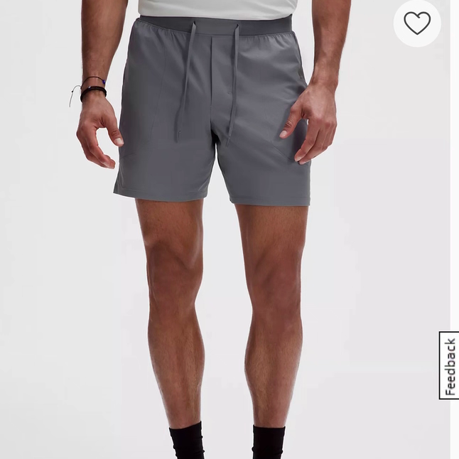Lululemon License to Train Linerless 7" Men's Shorts Ltt Without Liner