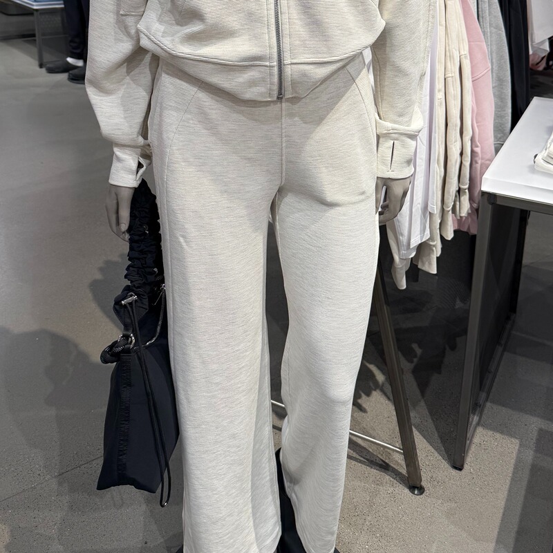 Canadian Lululemon Scuba Mid-Rise Wide-Leg Pant Waffle Pants Long Pants